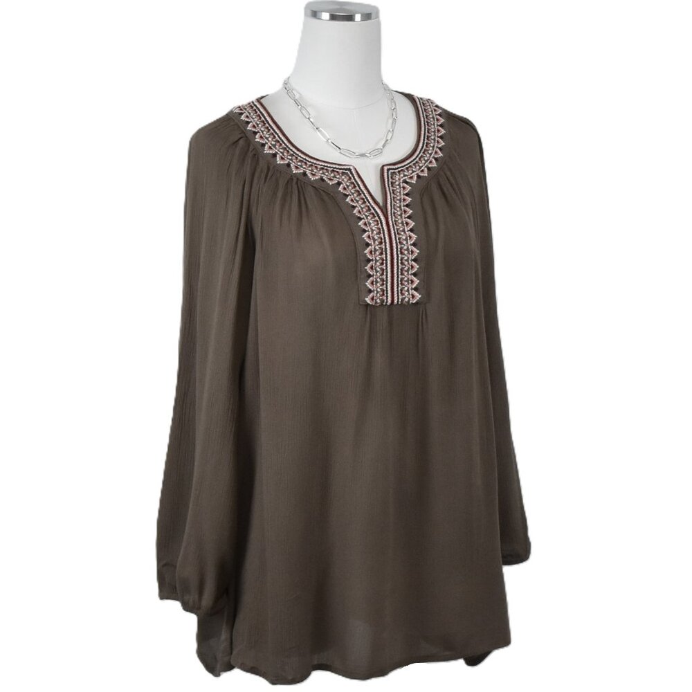St. Johns Bay Blouse Size XL - Picture 1 of 7